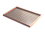 Square tray (kuro-saya pattern)