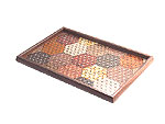 Square tray (kikkou pattern)