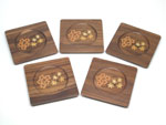 Set of Zougan saucers (five pieces)